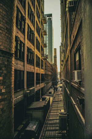 Die Gassen des Chelsea-Viertels vom High Line Park aus gesehen - Manhattan, New York City