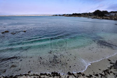 Shores of Lovers Point Beach in Pacific Grove - Monterey, California