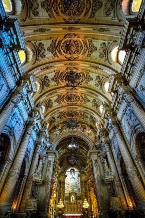 Inside the Church of Sao Francisco de Paula (Saint Francis of Paola) - Rio de Janeiro, Brazil