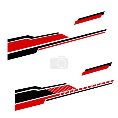 vector background decal city car body wrap livery. modern sticker decals