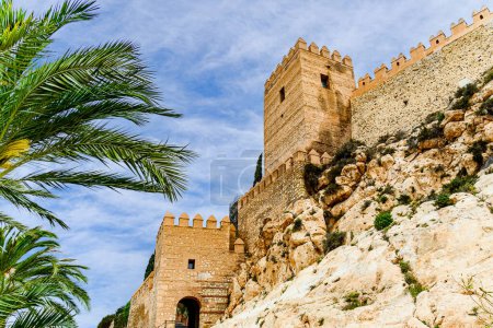 Photo for Views of the beautiful Monumental Complex of La Alcazaba in Almeria, Spain - Royalty Free Image