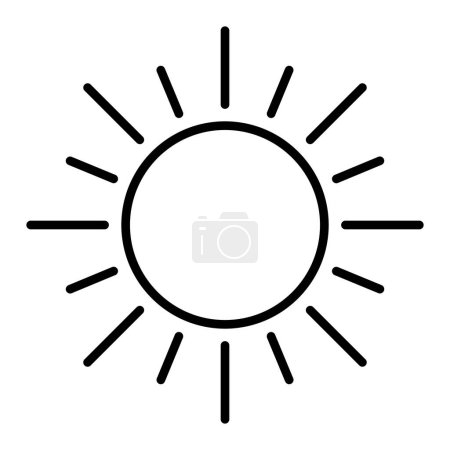 Illustration for Brightness vector icon. Can be used for printing, mobile and web applications. - Royalty Free Image