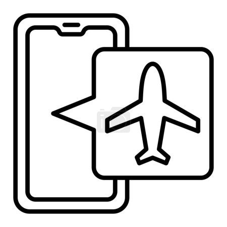 Airplane Mode vector icon. Can be used for printing, mobile and web applications.