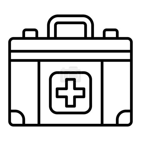 Illustration for First Aid Kit vector icon. Can be used for printing, mobile and web applications. - Royalty Free Image