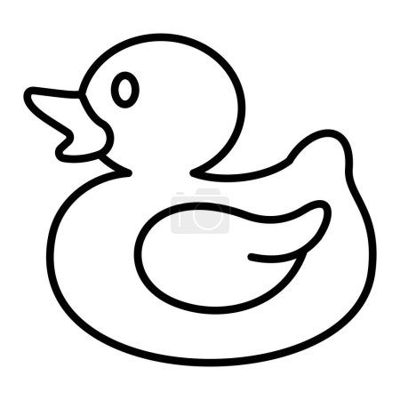 Icono de vector de pato. Se puede utilizar para aplicaciones de impresión, móviles y web.