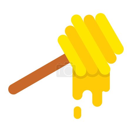Téléchargez les illustrations : Icône vectorielle Honey Dip. Peut être utilisé pour l'impression, les applications mobiles et web. - en licence libre de droit