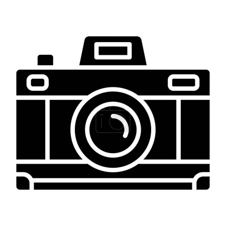 Illustration for Camera vector icon. Can be used for printing, mobile and web applications. - Royalty Free Image
