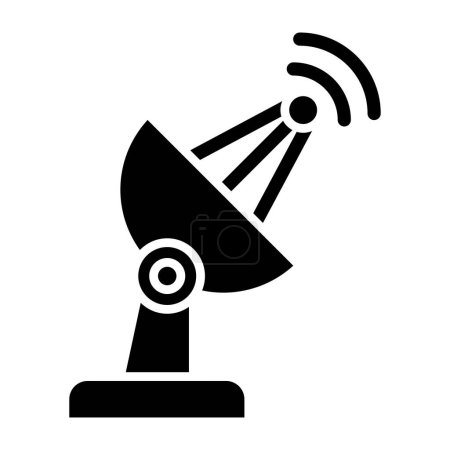 Illustration for Satellite Dish vector icon. Can be used for printing, mobile and web applications. - Royalty Free Image