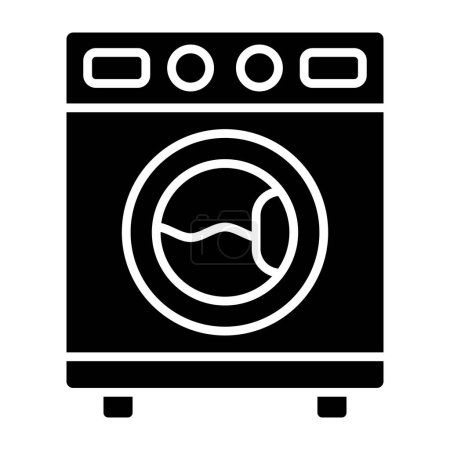Illustration for Washing Machine vector icon. Can be used for printing, mobile and web applications. - Royalty Free Image