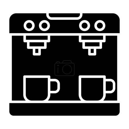 Illustration for Coffee Machine vector icon. Can be used for printing, mobile and web applications. - Royalty Free Image
