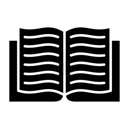 Ilustración de Icono del vector libro. Se puede utilizar para aplicaciones de impresión, móviles y web. - Imagen libre de derechos