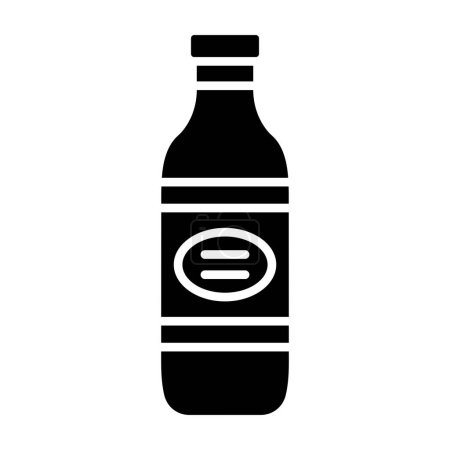 Illustration for Bottle vector icon. Can be used for printing, mobile and web applications. - Royalty Free Image