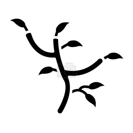 Ilustración de Árbol Branch vector icono. Se puede utilizar para aplicaciones de impresión, móviles y web. - Imagen libre de derechos