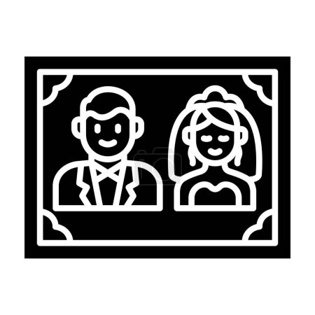 Illustration for Wedding Photos vector icon. Can be used for printing, mobile and web applications. - Royalty Free Image