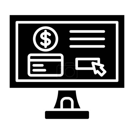 Illustration for Online Payment vector icon. Can be used for printing, mobile and web applications. - Royalty Free Image