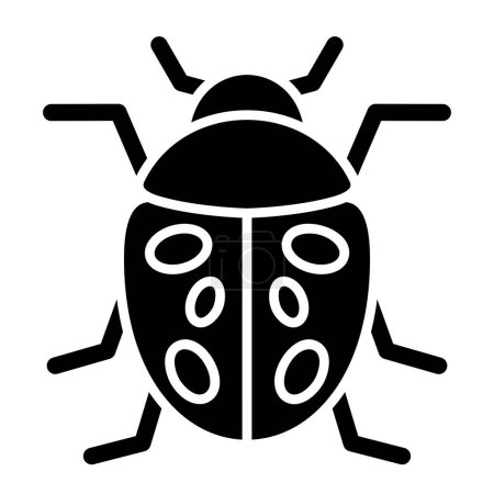 Illustration for Ladybug vector icon. Can be used for printing, mobile and web applications. - Royalty Free Image