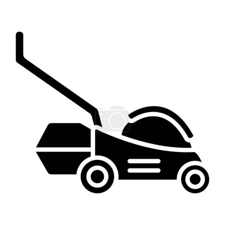 Illustration for Lawn Mower vector icon. Can be used for printing, mobile and web applications. - Royalty Free Image