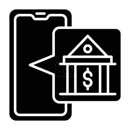 Illustration for Online Banking vector icon. Can be used for printing, mobile and web applications. - Royalty Free Image