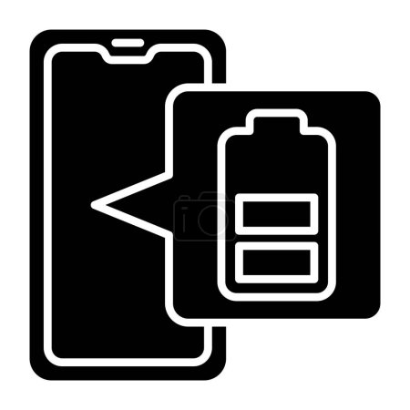 Ilustración de Icono del vector de batería. Se puede utilizar para aplicaciones de impresión, móviles y web. - Imagen libre de derechos