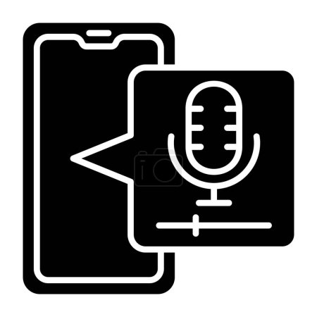 Audio Recorder vector icon. Can be used for printing, mobile and web applications.