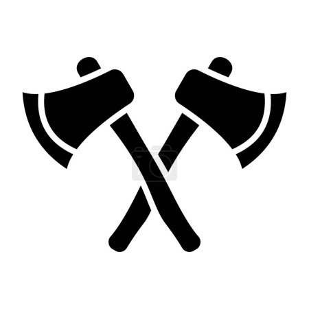 Illustration for Axes vector icon. Can be used for printing, mobile and web applications. - Royalty Free Image