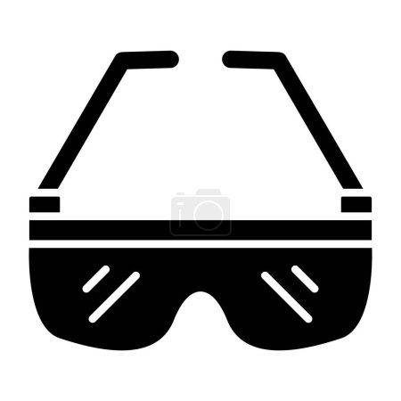Illustration for Safety Glasses vector icon. Can be used for printing, mobile and web applications. - Royalty Free Image