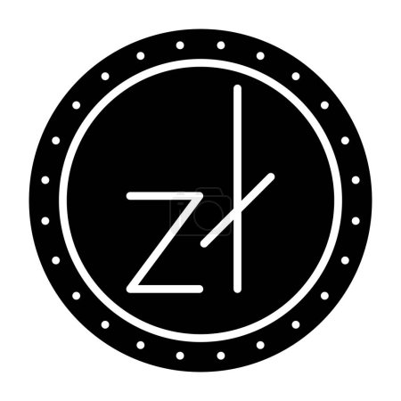 Zloty-Vektor-Symbol. Einsetzbar für Druck, mobile Anwendungen und Web-Anwendungen.