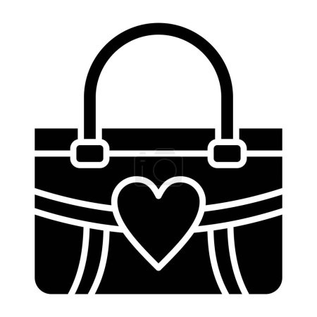 Illustration for Handbag vector icon. Can be used for printing, mobile and web applications. - Royalty Free Image