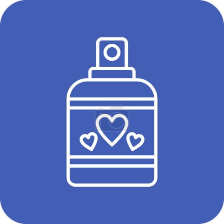 Illustration for Perfume vector icon. Can be used for printing, mobile and web applications. - Royalty Free Image