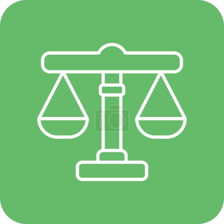 Téléchargez les illustrations : Icône vectorielle Justice. Peut être utilisé pour l'impression, les applications mobiles et web. - en licence libre de droit