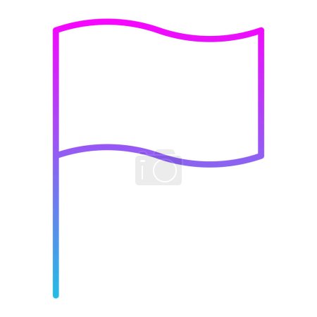 Téléchargez les illustrations : Icône vectorielle drapeau. Peut être utilisé pour l'impression, les applications mobiles et web. - en licence libre de droit