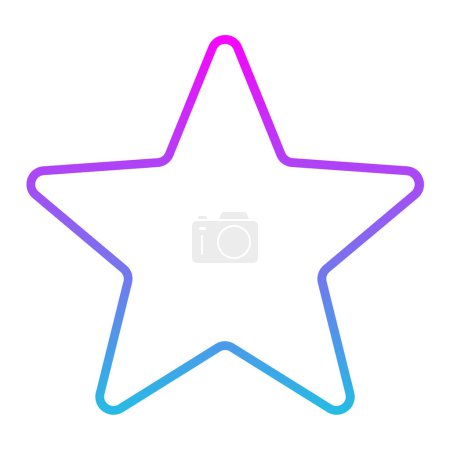 Téléchargez les illustrations : Icône vectorielle étoile. Peut être utilisé pour l'impression, les applications mobiles et web. - en licence libre de droit