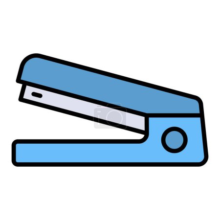 Illustration for Stapler vector icon. Can be used for printing, mobile and web applications. - Royalty Free Image