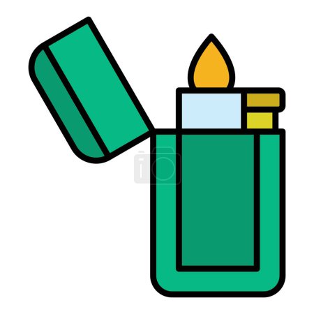 Illustration for Lighter vector icon. Can be used for printing, mobile and web applications. - Royalty Free Image