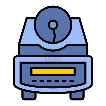 Illustration for Friability Tester vector icon. Can be used for printing, mobile and web applications. - Royalty Free Image