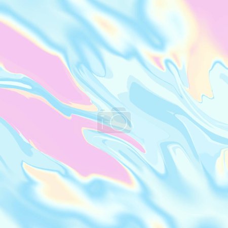 Photo for Chrome Liquid Abstract Background - Royalty Free Image
