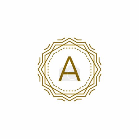 Photo for Initial a letter a logo vector design template - Royalty Free Image