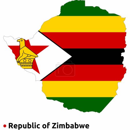 carte du pays zimbabwe