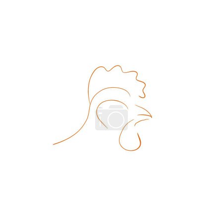 part of logo, logo, cock, chicken, food, simple line