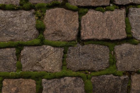 Foto de Textura de pared de piedra. Fondo de pantalla de piedra y edificio - Imagen libre de derechos