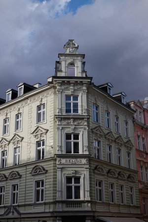 Karlovy Vary, Czech Republic, February 2024, architecture of the Czech Republic