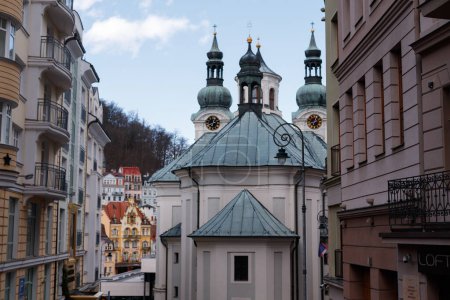 Karlovy Vary, République tchèque, février 2024, architecture de la République tchèque