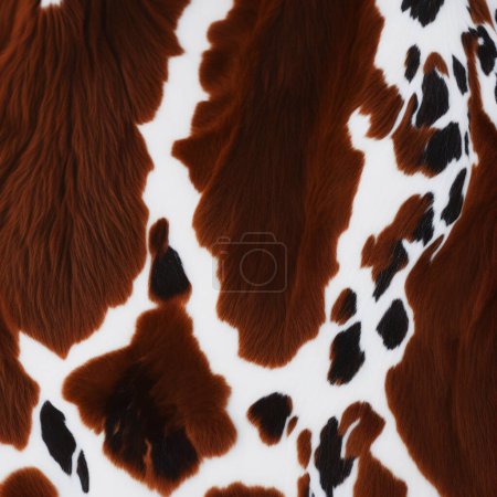 Photo for Cow skin texture or background - Royalty Free Image