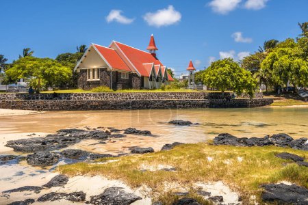 Photo for Mauritius North part of the island Red church - Royalty Free Image