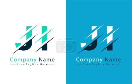 Photo for JI Letter Logo Vector Design Template Elements - Royalty Free Image