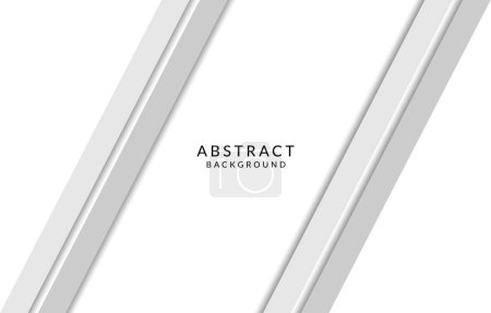 Photo for White and grey color abstract background design element vector illustration - Royalty Free Image