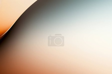 Illustration for Light Brown Wave Background, Abstract geometric background with liquid shapes. Vector illustration. - Royalty Free Image