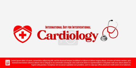 Illustration for International Day for Interventional Cardiology - Royalty Free Image