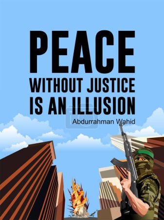 Téléchargez les illustrations : Affiche de guerre Israël-Hamas. Conflit entre Israël et la Palestine, - en licence libre de droit