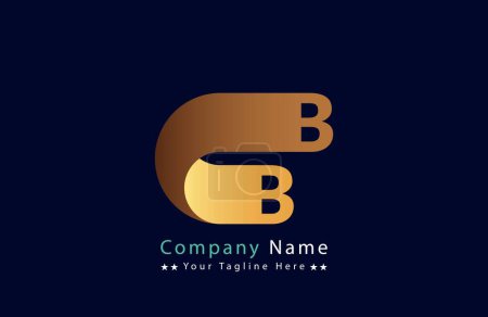Téléchargez les illustrations : Modèle vectoriel de conception de logo de lettre de BB. - en licence libre de droit